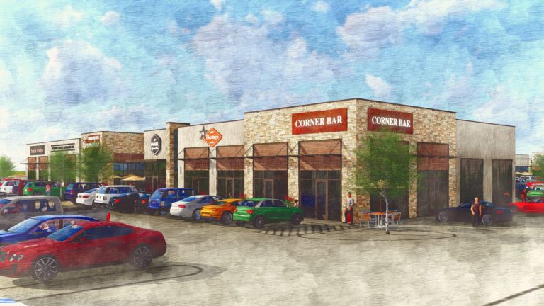 Shops at Chisholm Trail Ranch now under construction