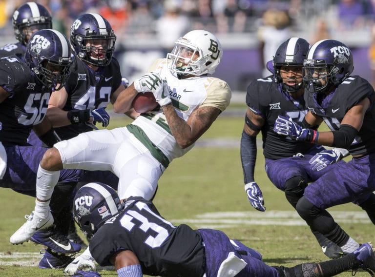 TCU sack leader Boesen back vs. Oklahoma for Big 12 title