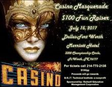 Game the night away at the Masquerade Casino Night Fun’Raiser Gala