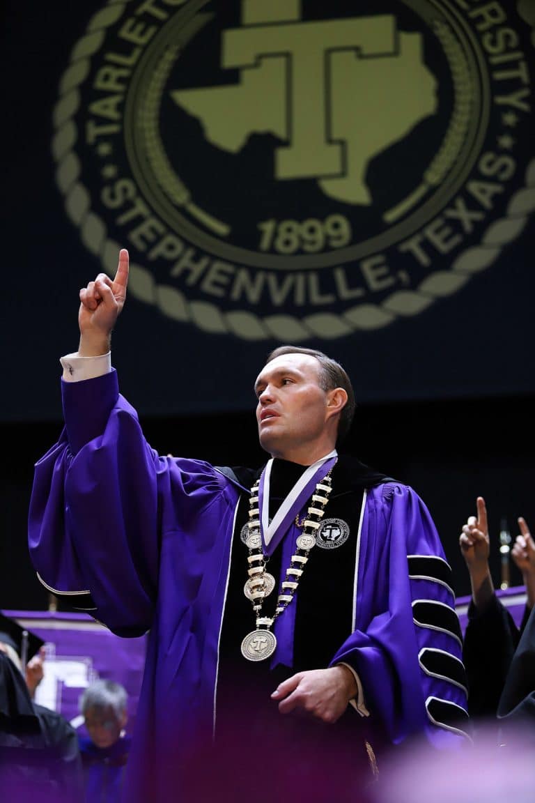 Tarleton inaugurates 16th president