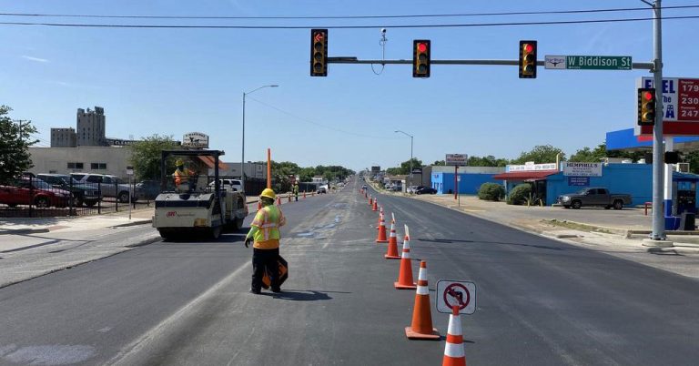 Hemphill Street work nears completions