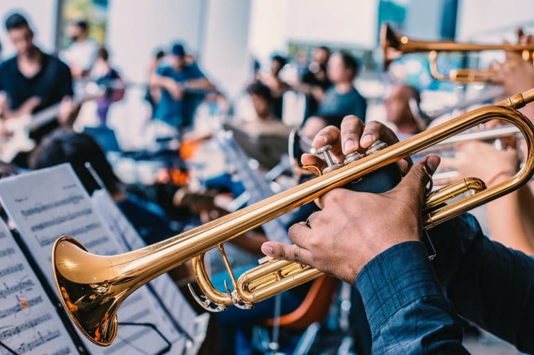 New Orleans musician offers kids trumpets for guns