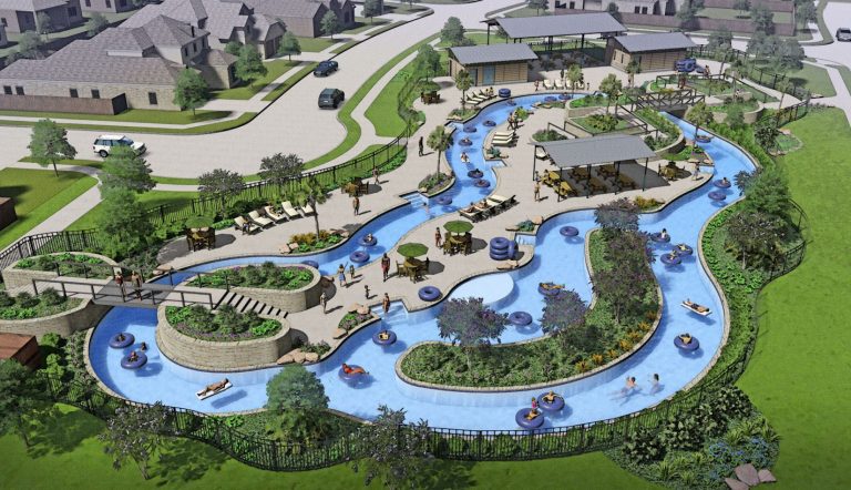 New 3,300 resident community in North Fort Worth includes lazy river, other landscape features