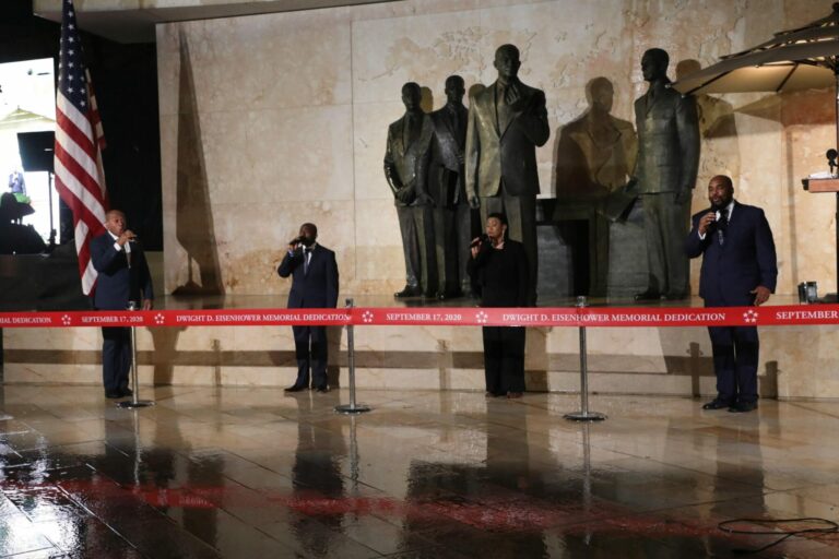 National memorial to President Eisenhower  dedicated