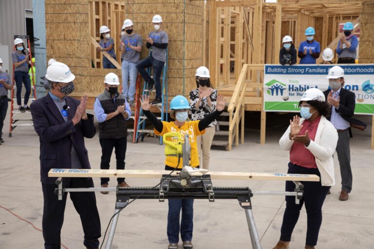 Alcon Foundation and Trinity Habitat build home for the Sapp family