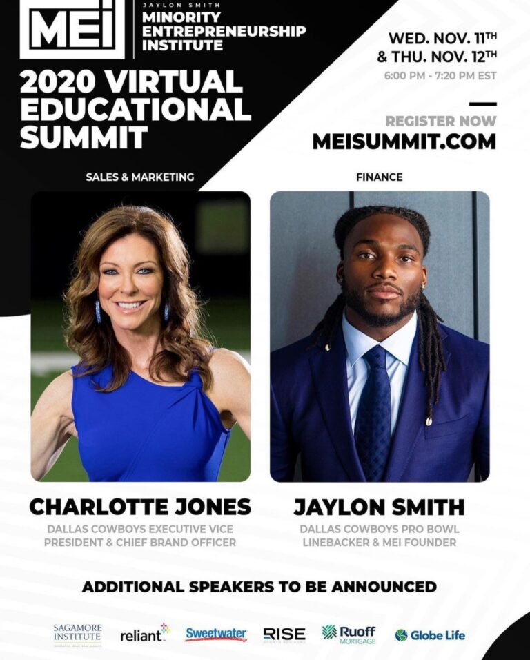 Cowboys Pro Bowler Jaylon Smith launches educational summit for minority entrepreneurs