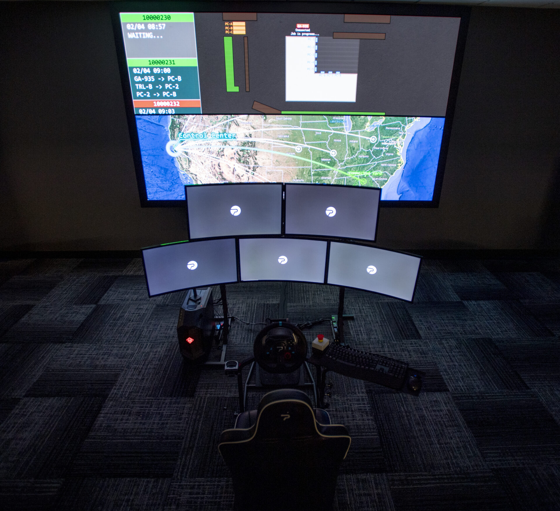 Remote Operations Control Desk Control Mounts Drive forklifts from home: ITS ConGlobal remotely operates freight ...