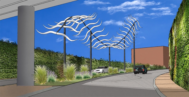 New public art on the Hemphill Connector