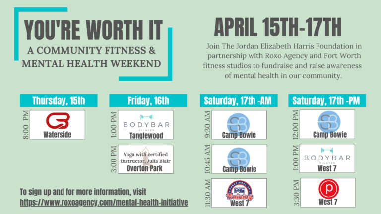 Using movement to raise awareness for mental health