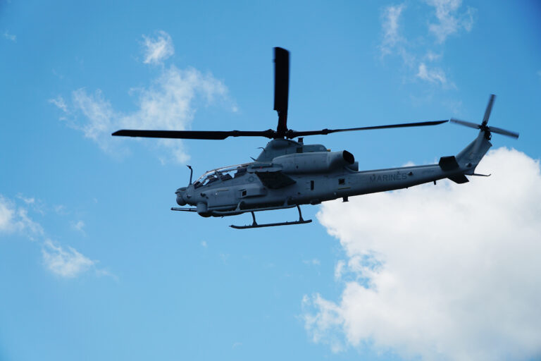USMC completes first AH-1Z flight with Link-16
