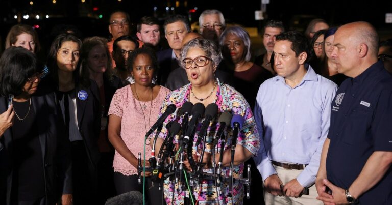 Texas Democrats land in Washington, D.C., and promise to stay out of Texas until after special legislative session ends Aug. 6