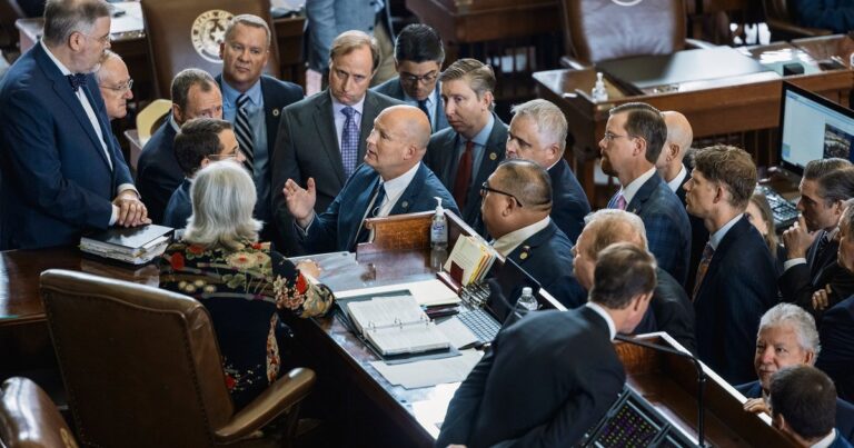 Texas House Republicans vote to track down absent Democrats and arrest them if necessary