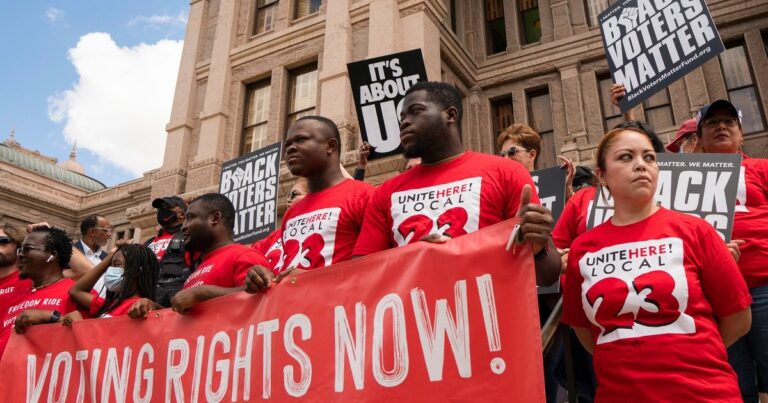 What's in the new voting restriction legislation introduced in the Texas House and Senate