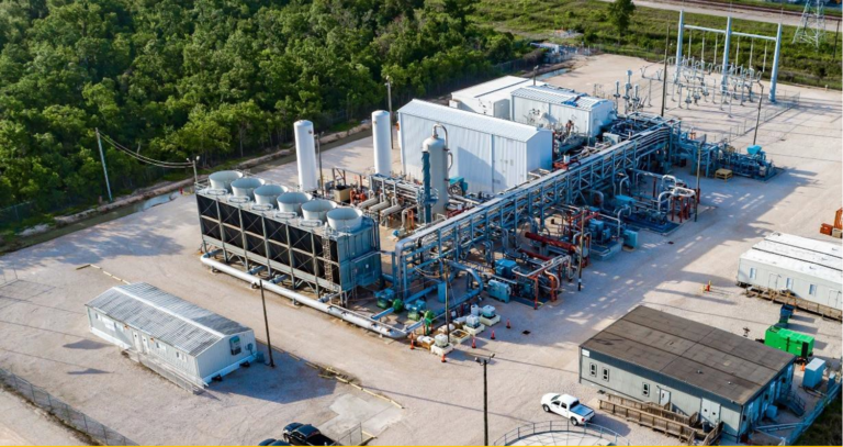 Zero-emission electricty from natural gas project delivers to ERCOT grid