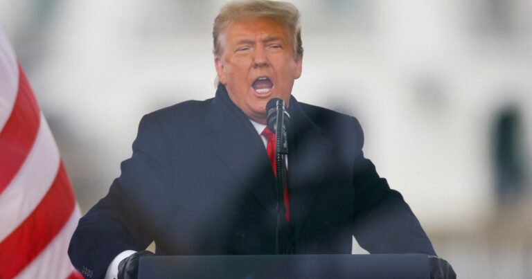 Former President Donald Trump downplays Jan. 6 insurrection, doubles down on false election claims on Texas trip