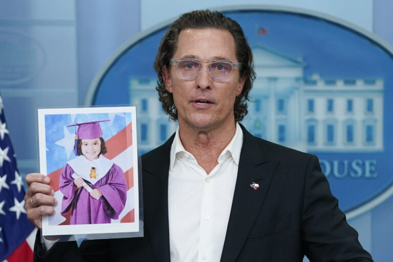 Uvalde native Matthew McConaughey visits White House to push for stricter gun laws and mental health reform