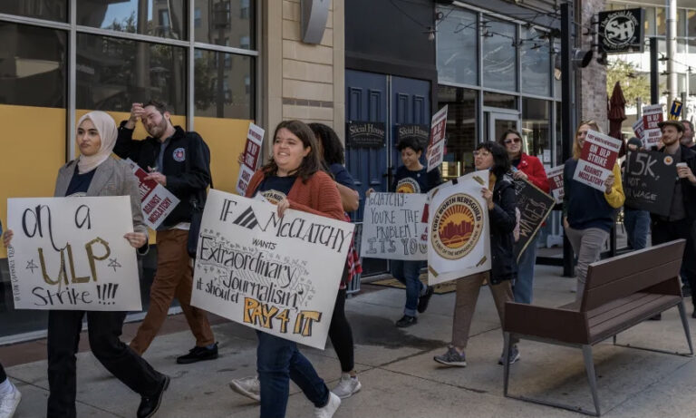 Fort Worth Star-Telegram journalists go on strike, citing unfair labor practices by parent company