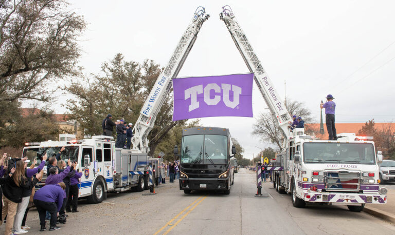 TCU gets big sendoff for big game; watch party on tap at campus arena