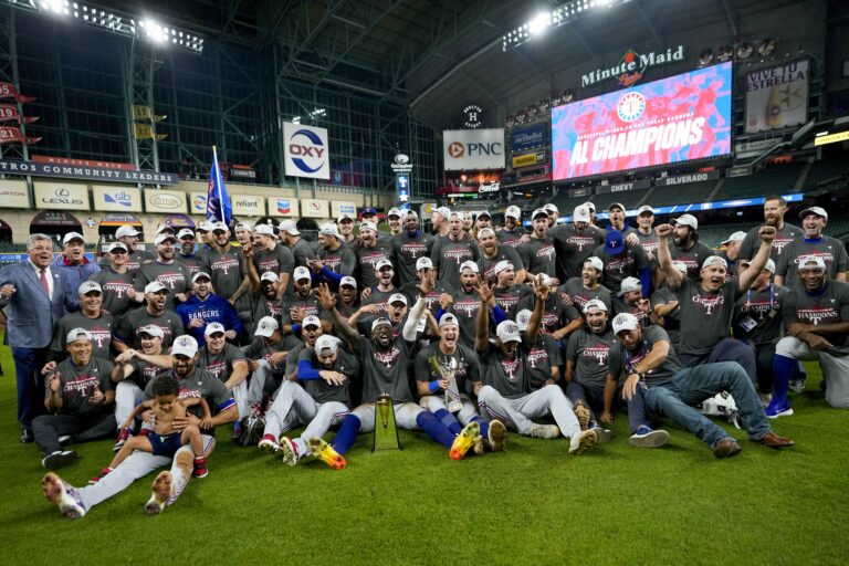 Rangers win! Road warriors crush Astros to reach first World Series since 2011
