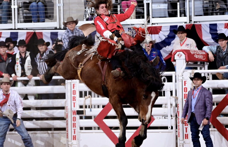 Weatherford cowboy wins 2nd straight bareback title as FWSSR PRORODEO Tournament concludes