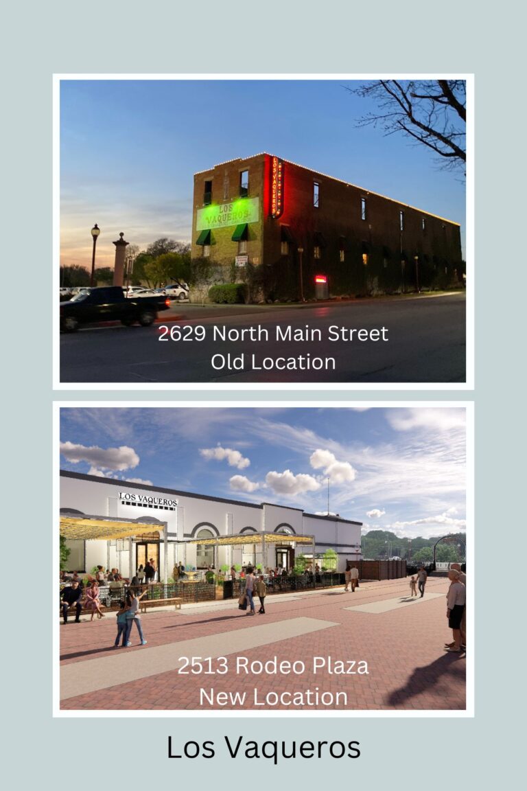 Los Vaqueros Restaurant Announces New Dates for Move to Rodeo Plaza