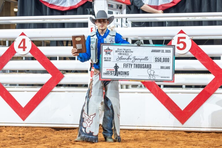 Leandro Zampollo Crowned PBR’s Last Cowboy Standing at Fort Worth Stock Show & Rodeo