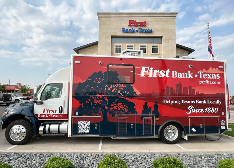 First Bank Texas Rolls Out Mobile Banking Branch Across North and West Texas