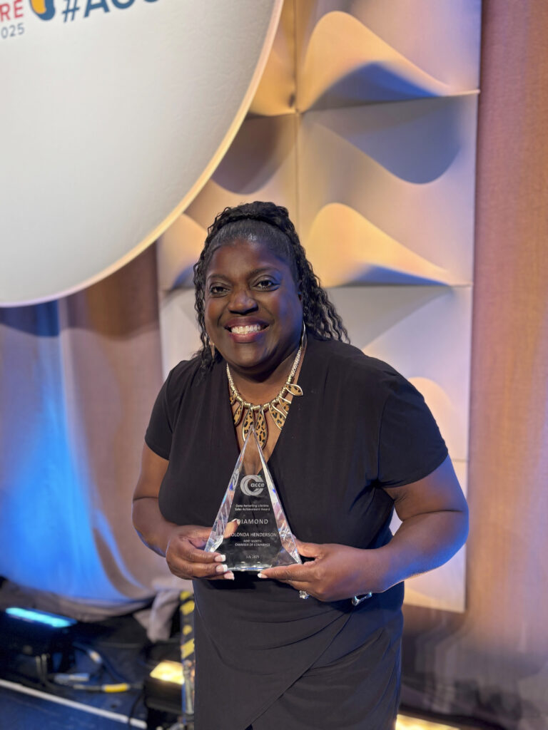 Fort Worth Chamber’s Yolanda Henderson Honored with Sales Achievement Award