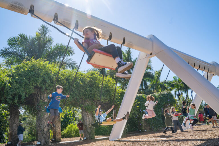 Fall Fun Takes Flight: Fort Worth Botanic Garden Debuts Musical Swings Installation