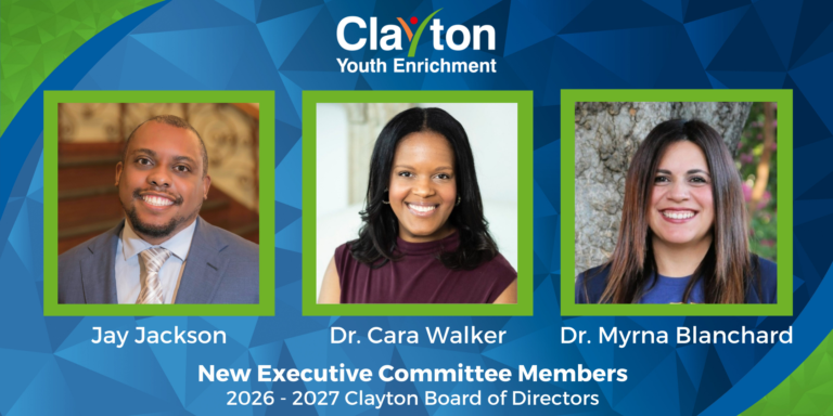 Clayton Youth Enrichment Names 2026–2027 Board Leadership