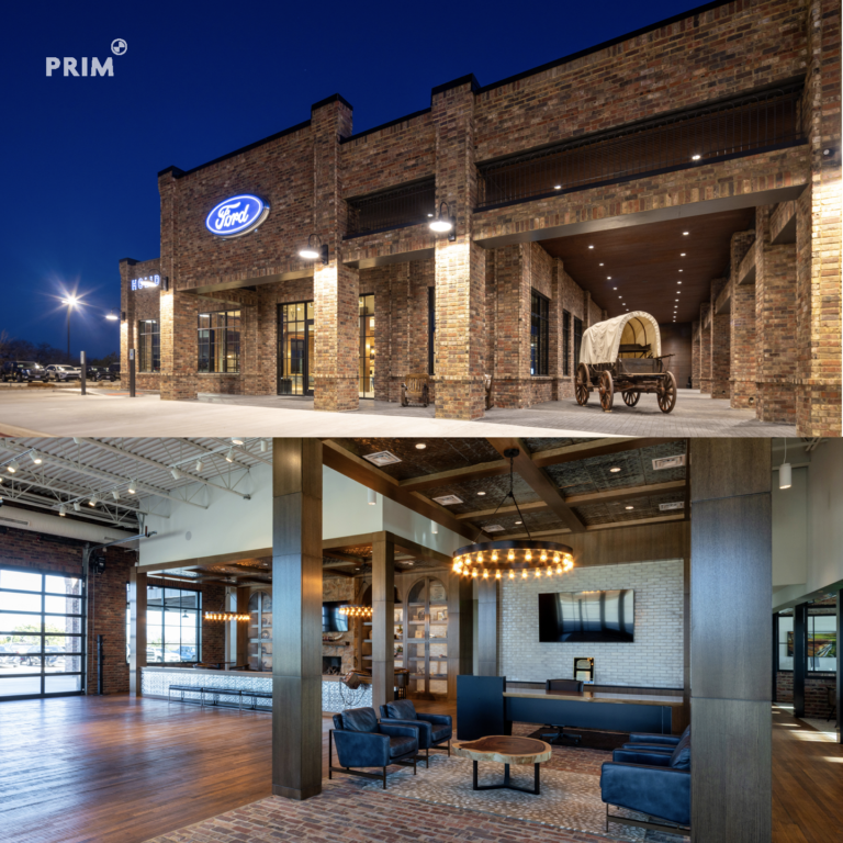 PRIM Construction Completes Unique New Ford Dealership in Gordon, Texas